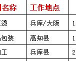 日本項(xiàng)目近期招生明細(xì)
